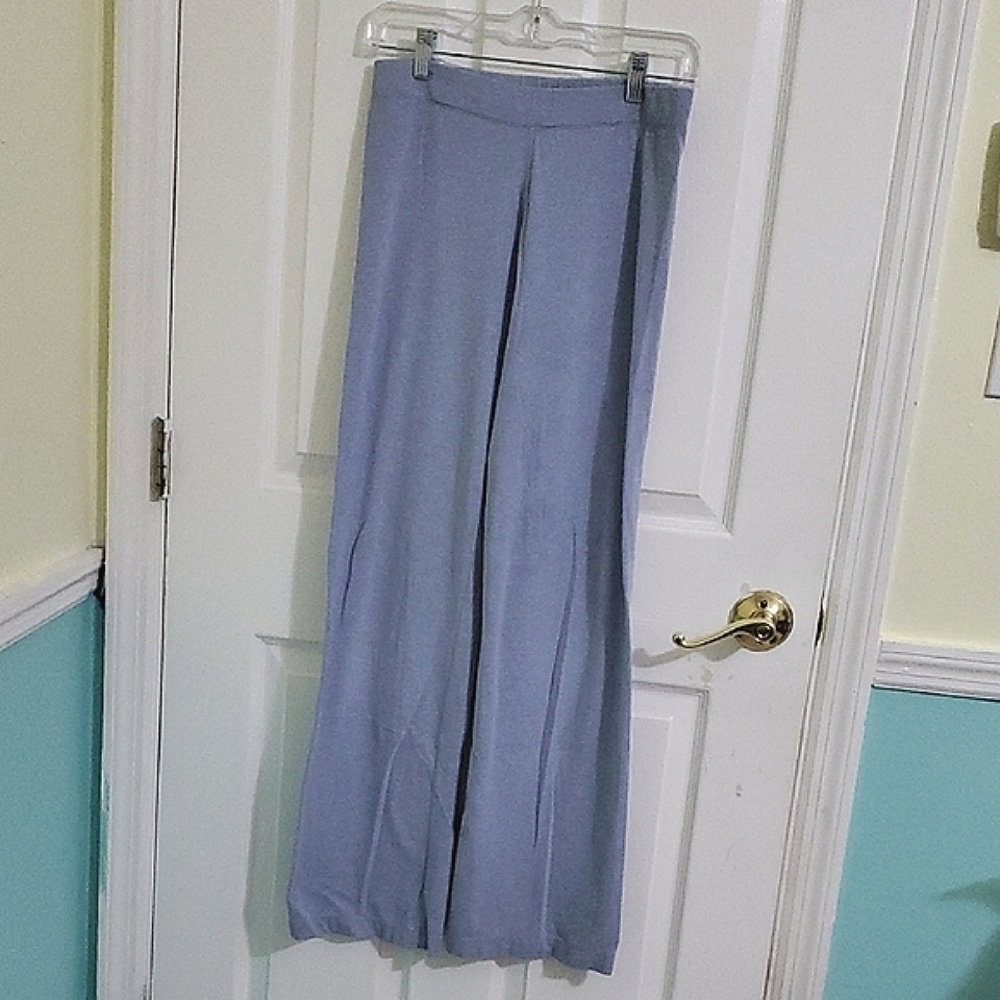 Victoria's Secrets Light Blue Wide-Leg Soft Lounging Pull On Pants S